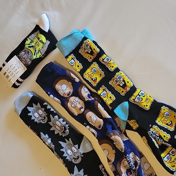 4 pair-  Two Left Feet Sock Company Socks - Picture 2 of 8